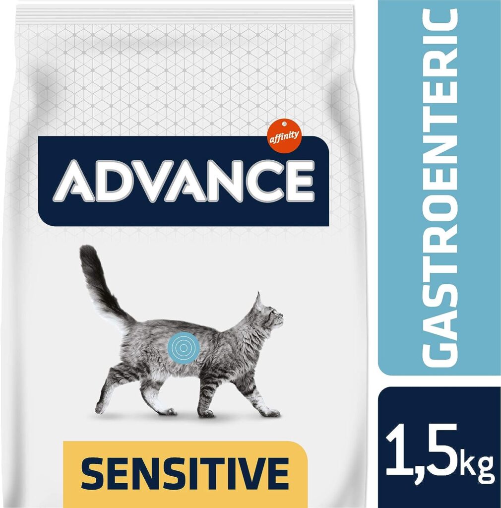 Advance Veterinary Diets - Gastroenteric Sensitive - Cibo per Gatti con Problemi Gastrointestinali - 1,5kg
