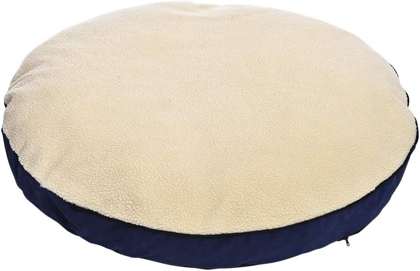 Amazon Basics - Cuccia a grotta perCane animali domestici, Media, Blu