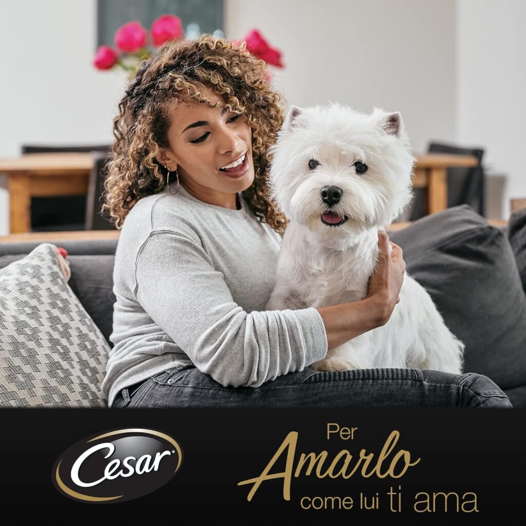 Cesar Ricette Classiche Cibo per Cane Tenero Patè con Tenero Vitello e Pollo 150 g - 14 Vaschette