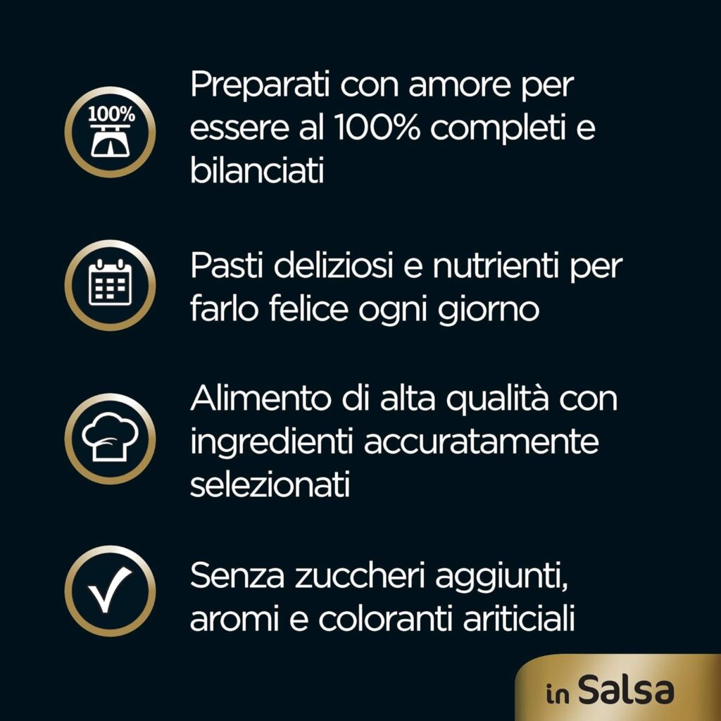 Cesar Selezione in Salsa, Cibo Umido per Cani, Gusti Assortiti con Carne e Verdure, 96 Bustine da 100 g, Totale 9.6 kg