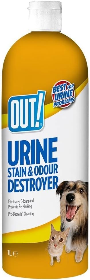 OUT!, detergente elimina odori, per urina di Animali, 1 litro